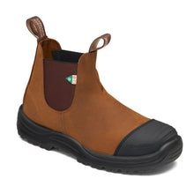 Load image into Gallery viewer, Blundstone 169 Work &amp; Safety Rubber Toe Cap Crazy Horse Brown
